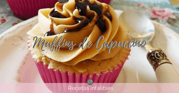 Cupcakes de capuccino y caramelo