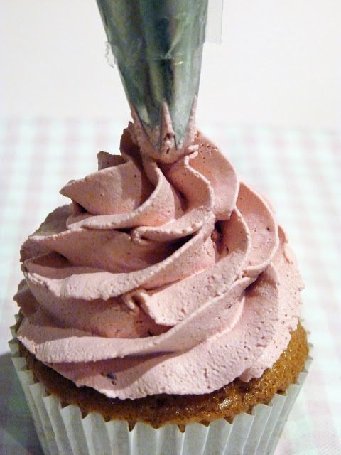 Cupcakes de fresa o Strawberry cupcakes