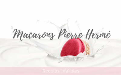 Receta de macarons de Pierre Hermé