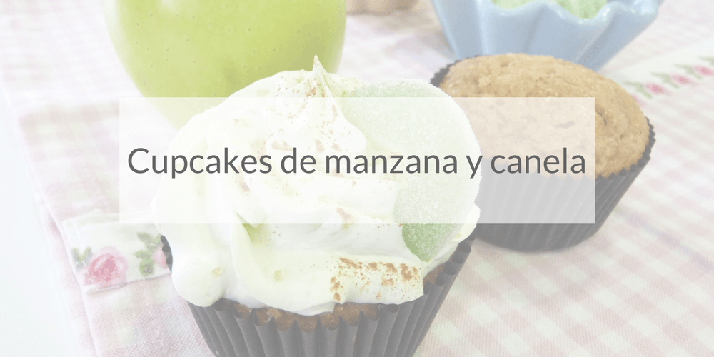 Cupcakes de manzana y canela