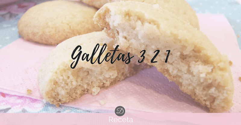 Receta de galletas 3, 2, 1