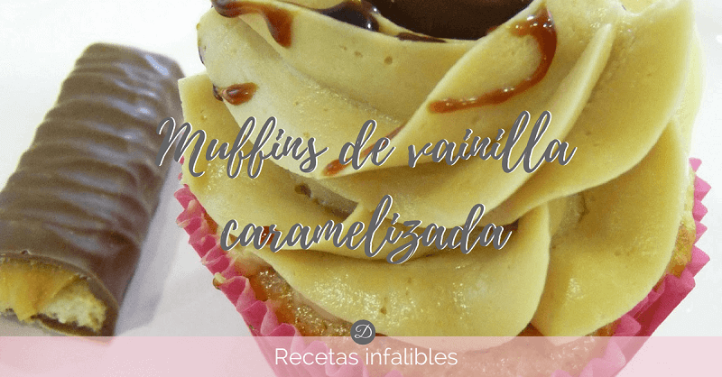 Muffins de vainilla caramelizada y cómo reciclar las cápsulas de cupcakes