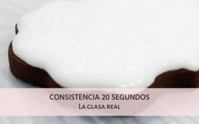 La glasa perfecta: Consistencia de 20 segundos