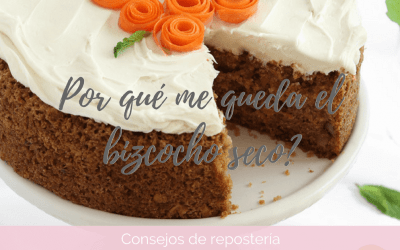 ¿Por qué me queda el bizcocho seco?