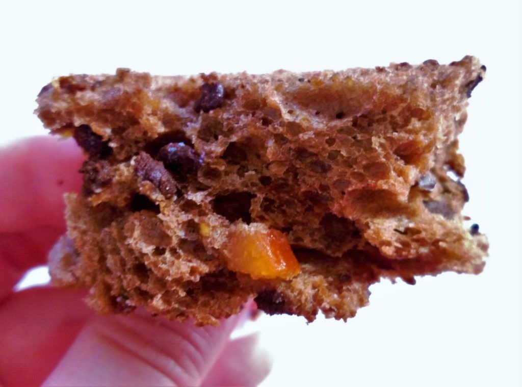 Pan de chocolate y naranja
