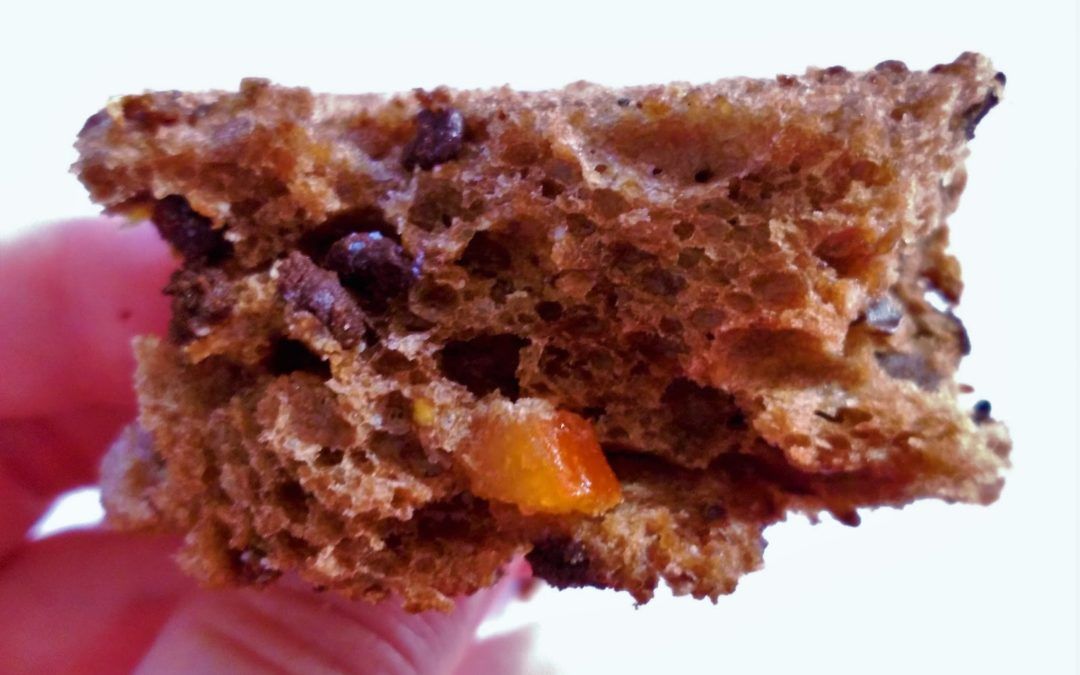 Pan de chocolate y naranja