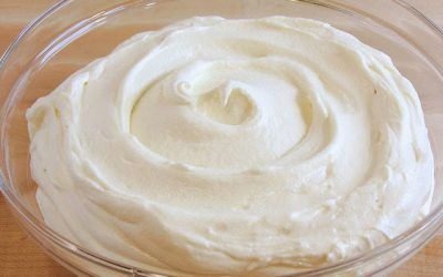 Buttercream de chocolate blanco