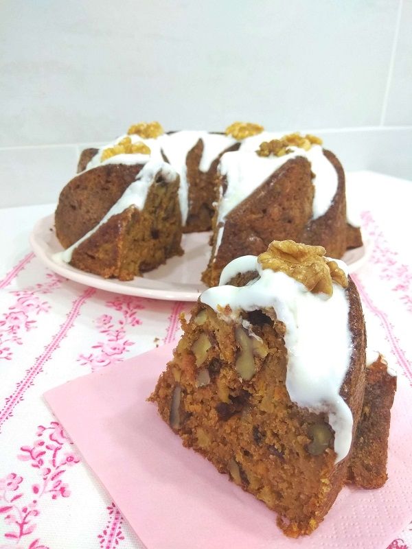 Carrot cake saludable